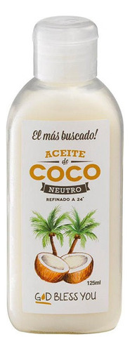 Aceite De Coco Neutro God Bless You 125 Ml