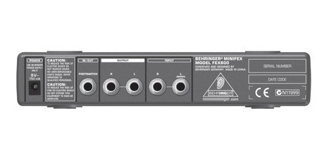 Procesador Efectos Behringer Minifex Fex800 + Envío Express