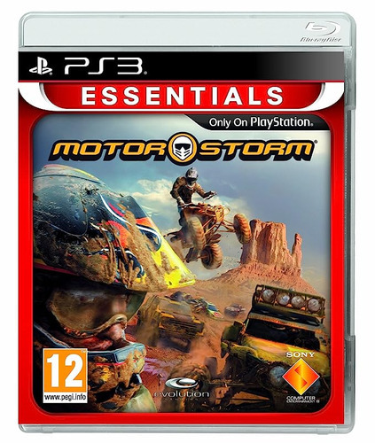 Edição física padrão do Motor Storm Ps3