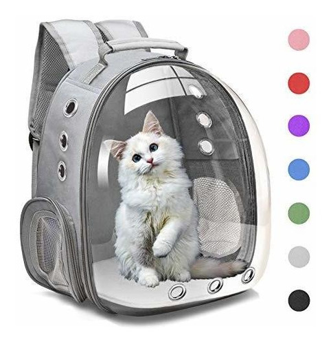 Henkelion Cat Backpack Carrier Bubble Bag, Small Dog Backpa