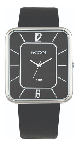 Reloj Prototype Hombre,sumergible,diseño Cuadrado,elegante.