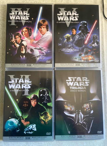 Dvd Star Wars - Trilogia + Disco Bônus (Usado)