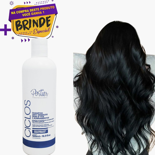 Portier Ciclos Shampoo Anti-resíduos 500ml Original + Brinde