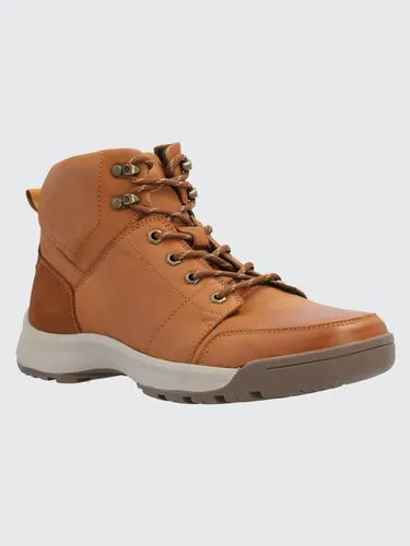Botín Cuero Hombre Theobald Café Claro Hush Puppies