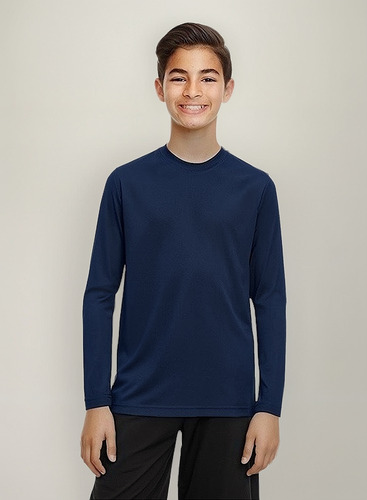 Polera Manga Larga Niño Invierno Algodón 3 Pack