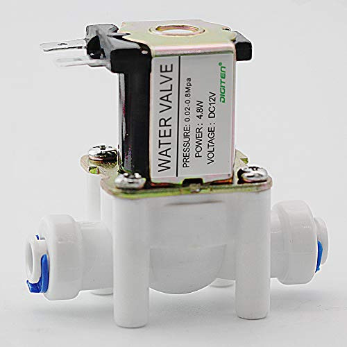 Válvula Solenoide 12v 1/4puLG Agua Entrada Rápida Cerrada