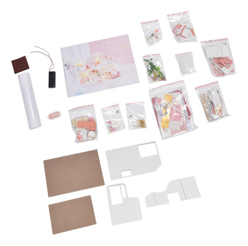Assembly Dollhouse Children Diy Kit Doll House Kit Miniature