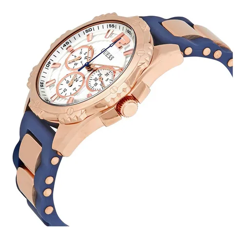 Reloj Guess Silicona Dama W0325l8 Oro Rosa 100% Origonal