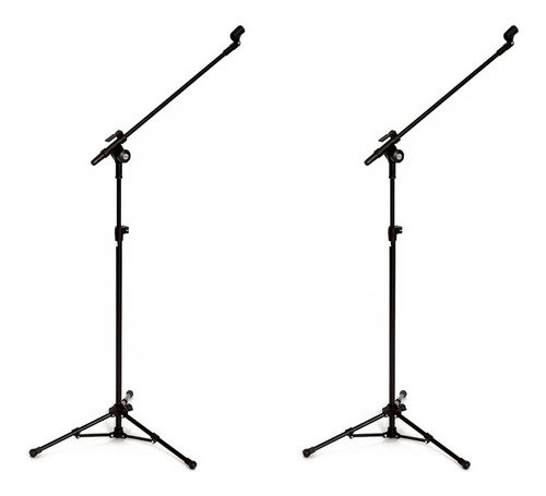 Kit 2 Pedestal Suporte P/ Microfone C/ Cachimbo Sem Fio