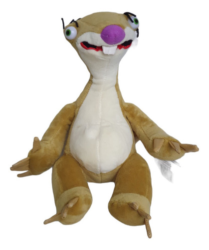 Imagem 2 de 8 de Boneco De Pelúcia 27cm Sid A Era Do Gelo