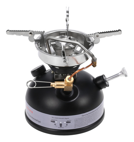 Mini Fogão De Acampamento Portátil A Gasolina E Combustível