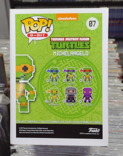 Funko Pop! Pixel Tnmt - Michelangelo #07 - Original