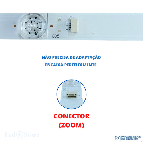 Kit de barras LED Tcl L43s4900 L43s4700 L43s4900fs 43d2900 Orig