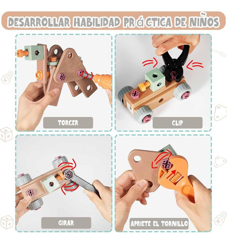 Juego De Herramientas Para Niños,kit Herramientas De Juguete