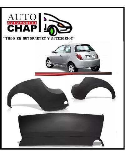 Combo Paragolpes Ford Ka Mp3 Tattoo 2001 Al 2007