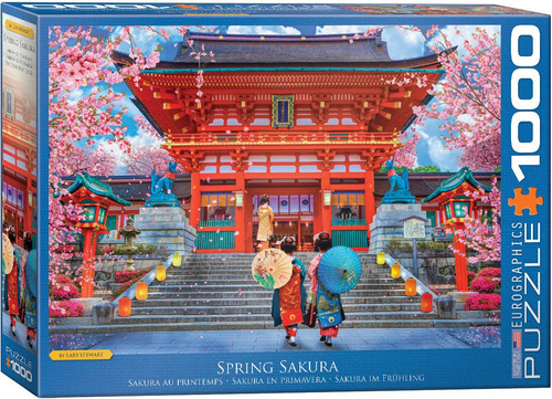 Rompecabeza 1000 Piezas Sakura En Primavera 