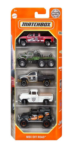 Matchbox 5 Pack - Mbx Off Road - Hfh10