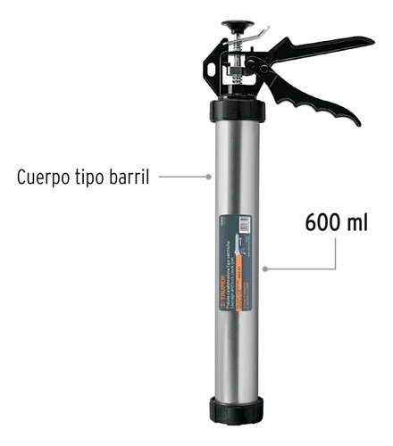 Pistola Calafateadora Para Salchicha De 600 Ml, Truper