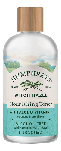 Humphreys Nourish Witch Hazel + Tóner Sin Alcohol De Aloe
