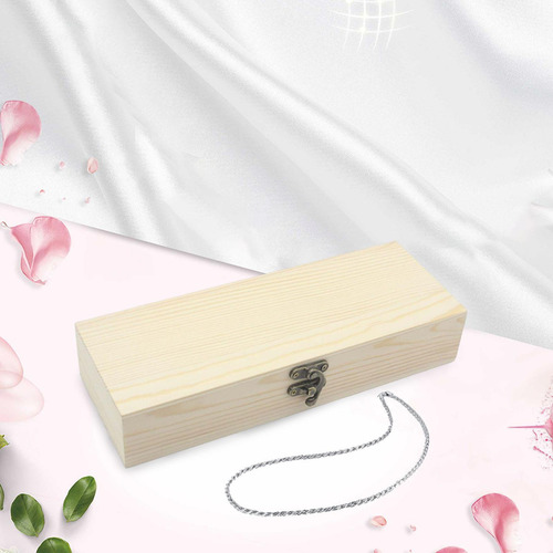 Caja De Madera Sin Terminar Caja De Madera Lisa Con Tapa S