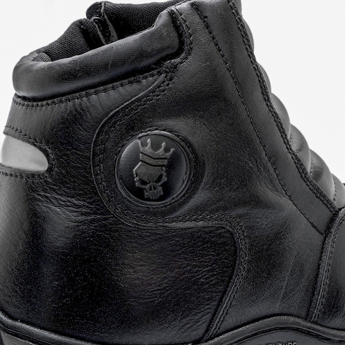 Imagem 9 de 10 de Bota Masculina Motociclista Motoboy Moto Ziper Cano Curto
