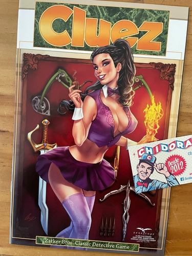 Comic - Elias Chatzoudis 2022 Boardgame Cluez Variant Sexy