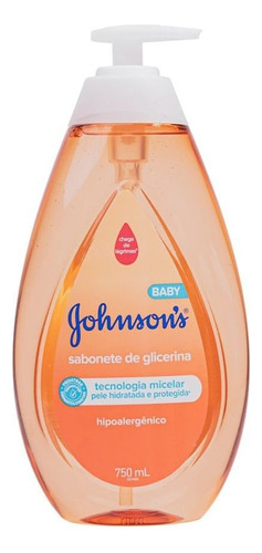 Sabonete Líquido De Glicerina Da Cabeça Aos Pés 750ml Johnson's Baby