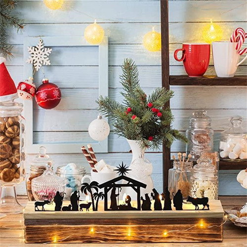 Set De Belén B Night Light Para Navidad E India