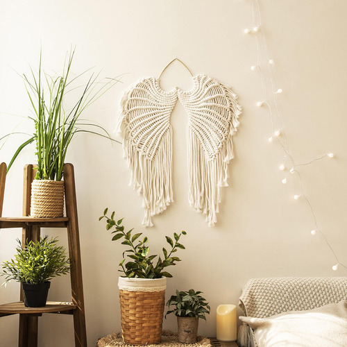 Tapiz Tejido For Colgar En La Pared De Macramé, Arte De