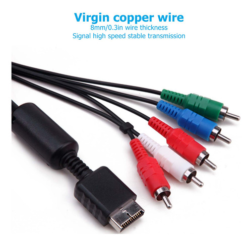 Cable De Componentes Av Para Accesorios Ps3, Universal, Resi