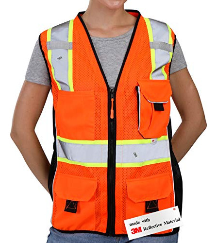 Vest For Women With Pockets, Mesh Reflective Vest High ...