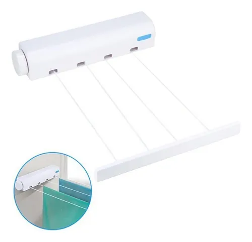 Tendedero Retráctil Doble Para Ropa Smart