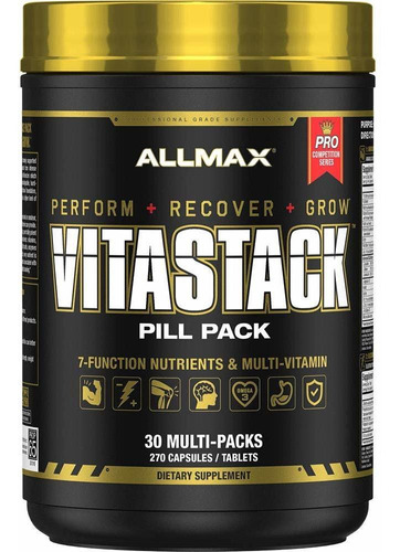 Allmax Nutrition Vitastack, Paquetes De Pilas De Vitaminas Y