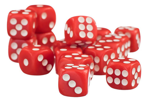 100 Piezas D6 Dados De De Seis Caras Para S