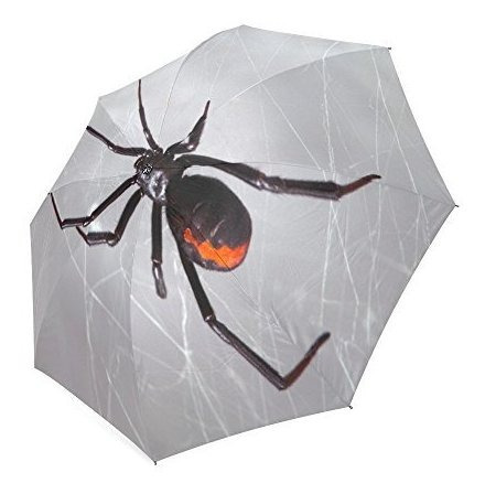 Sombrilla O Paraguas - Foldable Umbrella Custom Black Widow 