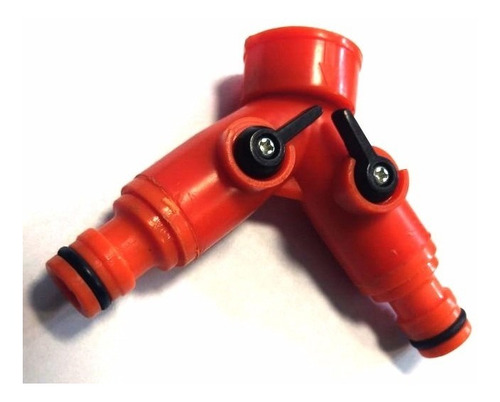 Imagen 1 de 6 de Derivacion En Y Para Acople Rapido O Manguera Aquaflex