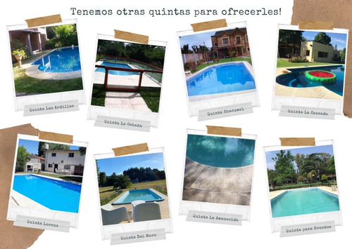 Alquiler De Casa Quinta En Parque Leloir