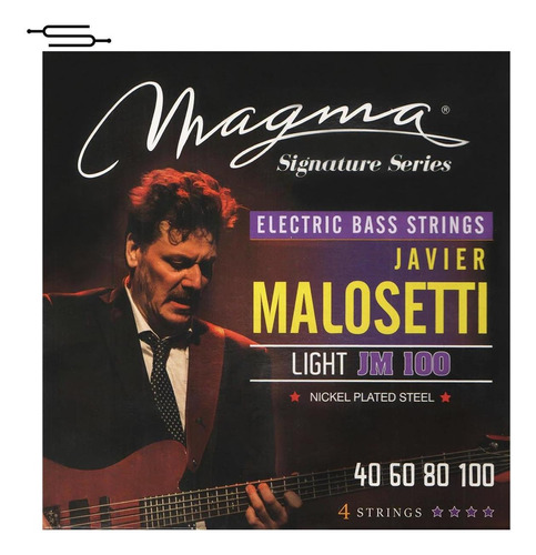 Cuerdas Bajo Electrico Magma Malosetti 4 Cuerdas 040-100