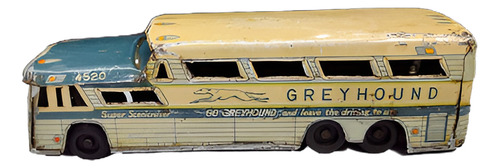 Autobús De Juguete Greyhound Super Scenicruiser #4520 (Usado)