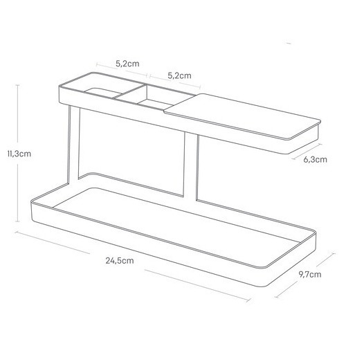Imagen 4 de 6 de Organizador De Mesa Despojador - Yamazaki