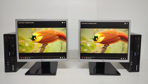 Kit Computador Lenovo Core 2 Duo + Monitor 19+mouse+teclado (Usado)