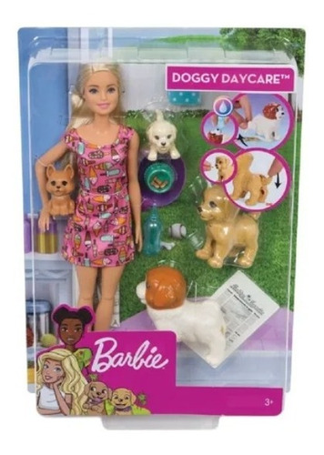 Boneca Barbie Treinadora De Cachorrinhos Fxh08 - Mattel