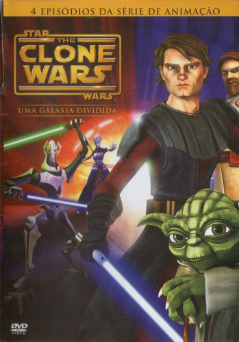 Dvd Star Wars - The Clone Wars - Uma Galáxia Dividida