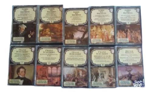 20 Cassettes Enciclopedia Salvat De Los Grandes Compositores