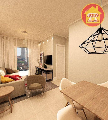 Imagem 5 de 30 de Apartamento Com 2 Dormitórios À Venda, 59 M² Por R$ 265.000 - Ocian - Praia Grande/sp - Ap6850