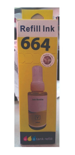 Imagen 2 de 5 de Tinta Para Impresoras Dye Serie L Modelo 664 Genérica Cmyk