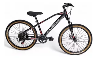 Bicicleta Mtb Fusion Kosmos Rin 24  7 Vel Freno Disco 