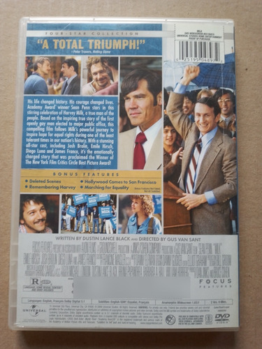 Dvd Mi Nombre Es Harvey Milk Sean Penn James Franco Hotsale (Usado)