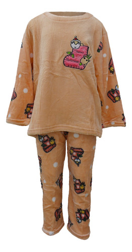 Pijama Infantil Suave Afelpada Polar Cómoda Niñas Invierno