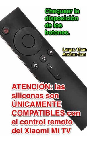 Silicona Para Control Remoto Mando D Xiaomi Mi Tv